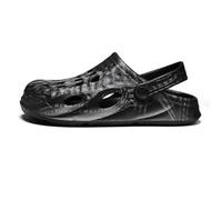 Höhlenschuhe für Männer,Sommer Baotou Pantoffeln,Anti-Rutsch Eva modische und verschleißfeste Innen- und Outdoor Sandalen,Outdoor Driving Sport Strandschuhe(Size:EU 43,Color:Schwarz)