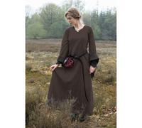 Höllenfensterkleid Bliaut Amal, braun, Gr. L