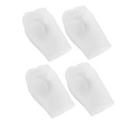 Hoement 2 Paare Unsichtbare Silikon-Schuhlift-Einlegesohlen Fersenerhöhung Anti-Rutsch Stoßdämpfend Atmungsaktiv Unsichtbare Halbhohe Einlegesohlen für Damen und Herren Komfortable