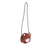 Hoement Cartoon Kindertasche Pu Münzbeutel mit Dekorativem Design und Verschleißfestem Material für Mädchen als Modische Einzelne Schultertasche für Alltag