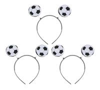 Hoement Damen Fußballstirnband 3er Set, modisches ABS Stirnband, hält Haare während Fußball Weltmeisterschaft und Sportwettkämpfen fest