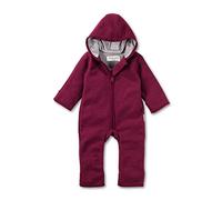 Hofbrucker Baby Walkoverall aus 100% Merino Wolle, kuschelig warmer Wollwalkanzug von Herbst rühling (86/92, Brombeere)