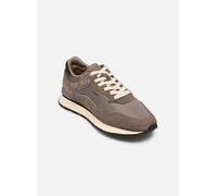HOFF Sneaker aus Leder-Mix Modell 'City' in Taupe, Größe 45