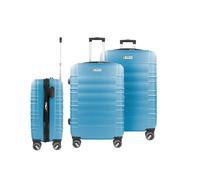 HOFFMANNS Hartschalenkoffer blau Kunststoff B/H/L: ca. 30x76x52 cm