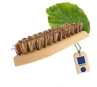 2X HOFMEISTER® Schmutzbürste für Schuhe & Stiefel, 19 cm, Schuhbürste gegen Schmutz, echte Fibre Borste und Buche, robuste Reinigungsbürste aus Europa, geeignet für alle Materialien