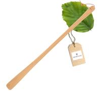HOFMEISTER® Schuhlöffel lang Holz Schuhanzieher - Schuhe und Stiefel schnell An- & Ausziehen, erspart lästiges Bücken, auch für Senioren & Schwangere, aus geölter Buche, 63 cm Länge