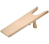 Stiefelknecht, mit Stollen, breite Ausführung mit großer Öffnung aus Holz 34,8 cm