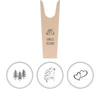 HOFMEISTER® Stiefelknecht Gravur Motiv Name - Schuhauszieher aus Holz mit personalisierter Gravur, Text und Motiv, Gummistiefel Reitstiefel Wanderstiefel bequem ausziehen, Geschenk für Reiter, 32,5 cm