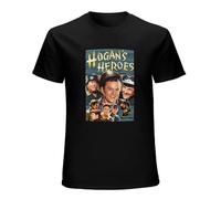 Hogan'S Heroes Tv Series Unisex T-Shirt Printed Tee Graphic Top Men Black Shirt 3XL