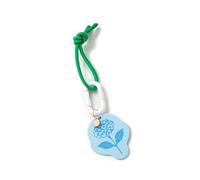 hogtnd Freundlicher Anhänger mit Edelstahlkette für Taschenzubehör Freundliche Taschenkette Charms, blaue blumen, One Size