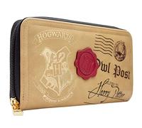 Hogwarts Harry Potter Wachssiegel Owl Post Geldbörse/Geldbeutel Portemonnaie mit Münzfach & Kartenhalter, Braun