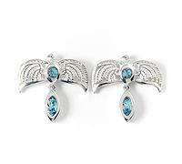 Hogwarts Ravenclaw Diadem-Ohrstecker aus Sterlingsilber, Sterling Silber, Kristall