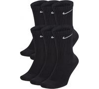 Nike U NK EVERYDAY CUSH CRW 6PR 132 BLACK/BLACK/WHITE XL