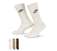 Hohe Baumwollsocken Nike SPORTSWEAR EVERYDAY ESSENTIAL braun DX5025-904 - L