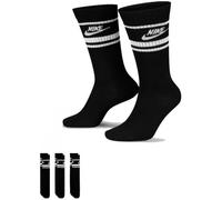 Hohe Baumwollsocken Nike SPORTSWEAR EVERYDAY ESSENTIAL CREW (3 PAIRS) schwarz DX5089-010 - XL