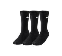 Hohe Baumwollsocken Nike VALUE COTTON CREW (3 PAIRS) schwarz SX4508-001 - M