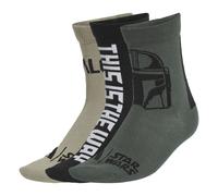 Hohe Kinder-Baumwollsocken adidas Y SW MNDO 3PP grün JC6676 - KXL