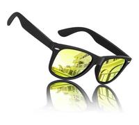 Hohe Schutz Polarisierte Sonnenbrille Herren Vintage Retro UV-Schutz