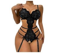 Hohe Taille Slip O-Ring Frauen Slips für Frauen Baumwolle Slip Low Flat-T-Back Damen Bequeme Offen Blume String-Höschen Dessous Damen Dessous Set