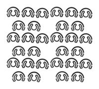 Hohopeti 100 Stück Stahl Spannfedern 2,1cm für Nähmaschinen Spulenkapsel Industrie Ersatzteile für Professionelle Näharbeiten mit Geräuschdämpfender Unterlegplatte