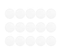 Hohopeti 15 Stück Teiliges Flaches Rundes Uhrenglas Hochwertige Transparente Ersatz uhrgläser aus Robustem Glas Kratzfest Hochtemperaturbeständig für Uhrmacher und Reparaturarbeiten