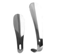 Hohopeti 2 Stück Edelstahl Schuhlöffel Lang Stabil mit Ergonomisch Langlebig für Männer Frauen Senioren Bequemer Schuhanzieher Schuhhelfer ohne Bücken bei Rückenbeschwerden