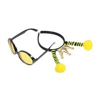 Hohopeti 2 Stück Teiliges Bienenkostüm set mit Stirnband und Sonnenbrille Leichtes Partyzubehör für Erwachsene und Geeignet für Karneval Geburtstag Prom und Bienen motto partys