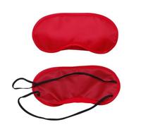 Hohopeti 25 Stück Bunte Schlafmasken aus Polyester Leicht Weich mit Elastischen Bändern für Damen Herren - Augenmaske für Reisen Zuhause und Erholung