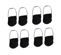 Hohopeti 4 Paare Damen Unsichtbare Low Cut Socken Schwarz Halbsocken Anti rutsch Elastisch Atmungsaktiv für Pumps Flats und High Heels