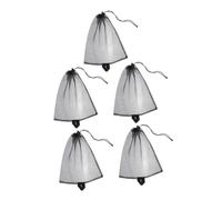 Hohopeti 5 Stück Teiliges Kordelzug netzbeutel aus Reißfestem Polyester Leicht und Tragbar als Aufbewahrungsbeutel für Unterwäsche Reiseutensilien und Sportbälle Vielseitig Einsetzbar zur