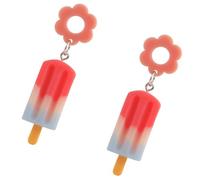 Hohopeti Eiscreme Ohrringe Damen Baumelnd Kunstharz Süße Hängeohrringe für Teenager Mädchen Party Schmuck