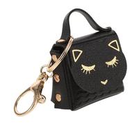 Hohopeti Mini Geldbörse mit Katzenmotiv Cartoon Schlüsselanhänger Multifunktionaler Münzbeutel Robustes Material Kleines Portemonnaie für Mädchen Geschenkidee Vielseitiger Schlüsselring