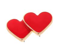 Hohopeti Moderne Rote Herz ohrstecker aus Leichtem Legierungsmetall Stilvolle Damenohrringe mit Auffälligem Design Bequemes Tragen für Alltag Party und Romantische Anlässe Geschmackvoller