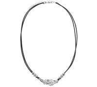 Hohopeti Verstellbare Kristallkäfig halskette aus Metall Robuster Schmuckhalter für Edelstein anhänger Elegantes Netz design Vielseitig Einsetzbar für Damen und Individuelle DIY ketten