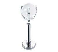 Hoisy Nasenstecker für Nase 16G G23 Titan 1,2x8x5mm, Rund Kugel, Nasenpiercing Ringe Silber Weiß