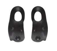 Hoite Orthopädische Einlegesohlen, schmal, 3/4-Länge, hohe Leistung, bequeme Passform, schwache und Senkfüße, Plattfüße und Plantarfasziitis, Fußgewölbeunterstützung, Schwarz, 35-39