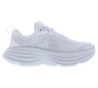 HOKA Bondi 8 Herren Performance Straßenlaufschuhe Sneaker, Weiß/Cosmic Grey-White, 7.5 Women/6.5 Men
