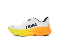 HOKA Bondi 9 Breit Herren 44 Weiß/Orange/Gelb