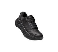 hoka bondi sr leder schwarzer herrenschuh