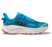 hoka challenger 8 trailrunning schuh blau orange women