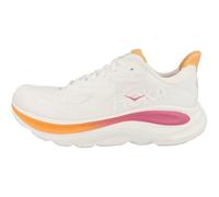 Hoka Clifton 10 Damen-Sneaker, Weiß/Electric Rose, 38.5 EU