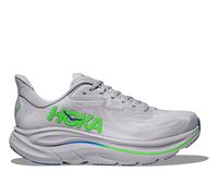 HOKA Clifton 10 Herren Laufschuh Straße - Ash Grey / Neon Green - Größe 45 1/3