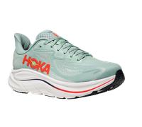 HOKA CLIFTON 10 Herren Normal US M10,5 - EUR 44 2/3 SAGE / NEON FLAME Schuhgröße: 44 2/3