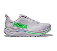 HOKA Clifton 10 Herren Laufschuh Straße - Ash Grey / Neon Green - Größe 44