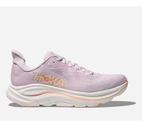 HOKA Clifton 10 Schuhe für Damen in Lilac Cream/Tangerine Glow Größe 40 Weit | Straße
