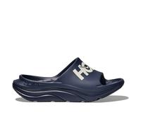 hoka ora athletic slide recovery schuhe blau weis unisex