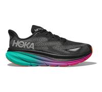 HOKA Clifton 9 GORE-TEX Schuhe für Damen in Black/Electric Aqua Größe 39 1/3 | Straße