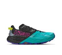 Hoka Speedgoat 7 Damen Trail Runnung Schuhe black-electric aqua Schuhgröße EU 41 Farbgruppe schwarz schwarz Damen