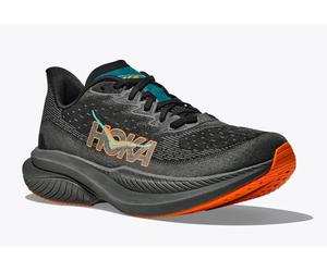 Hoka - Herren Straßen Laufschuh Mach 6 blackelectric BLACK / ELECTRIC TANGERINE - Gr. - UK 9½