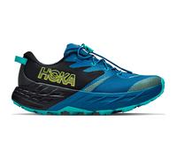 HOKA - Kid's Speedgoat 7 - Trailrunningschuhe, Gr. 36.5 EU 37 1/3, schwarz/blau (Black/NightGlowBlue)